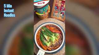 5 मिनट मीठे आलू नूडल्स त्वरित चीनी भोजन