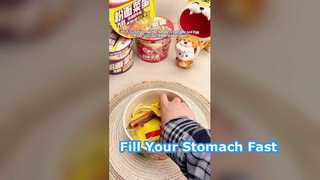 सेंवई, अंडे और सॉसेज के साथ नूडल्स, प्लस प्रकार