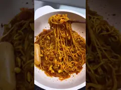 161g Dry Mixed Instant Noodle with Korean Sausage Hot Chicken Flavor